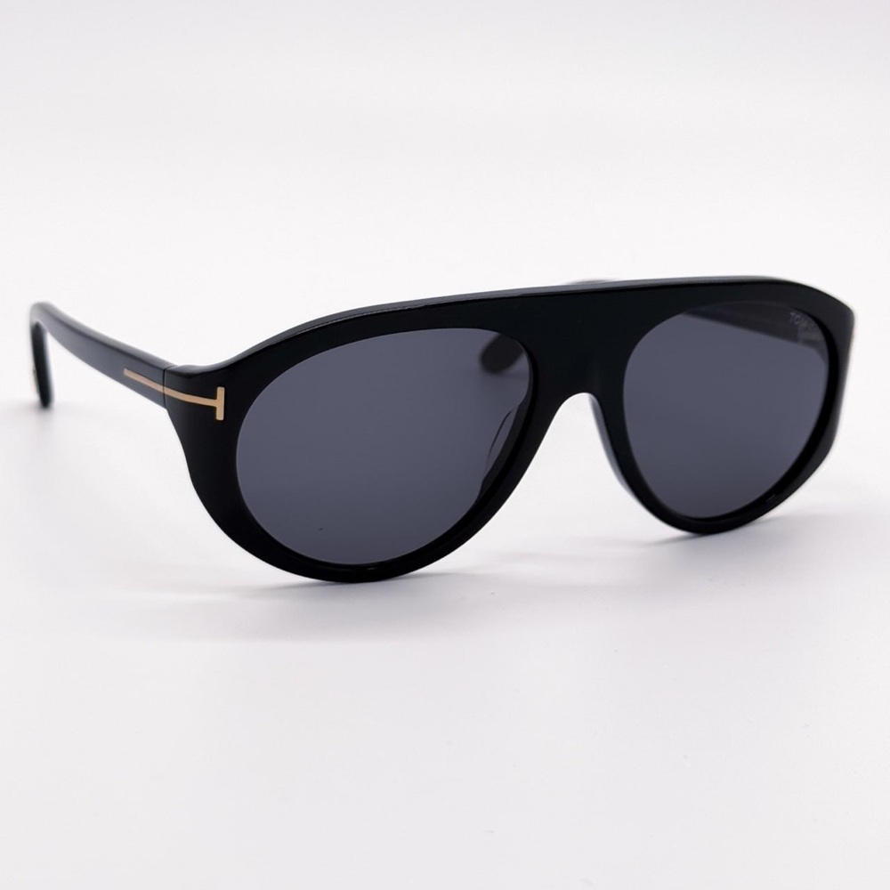 NEW TOM FORD TF1001 01A BLACK UNISEX SUNGLASSES REX-02 FT1001/S TOM FORD EYEWEAR - Picture 4 of 9